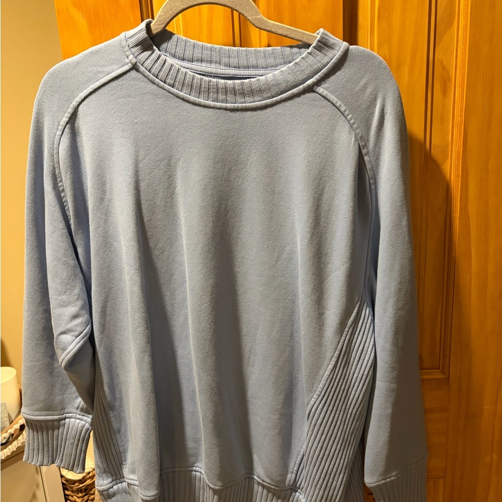 Aerie Light Blue Crew Neck Sweater